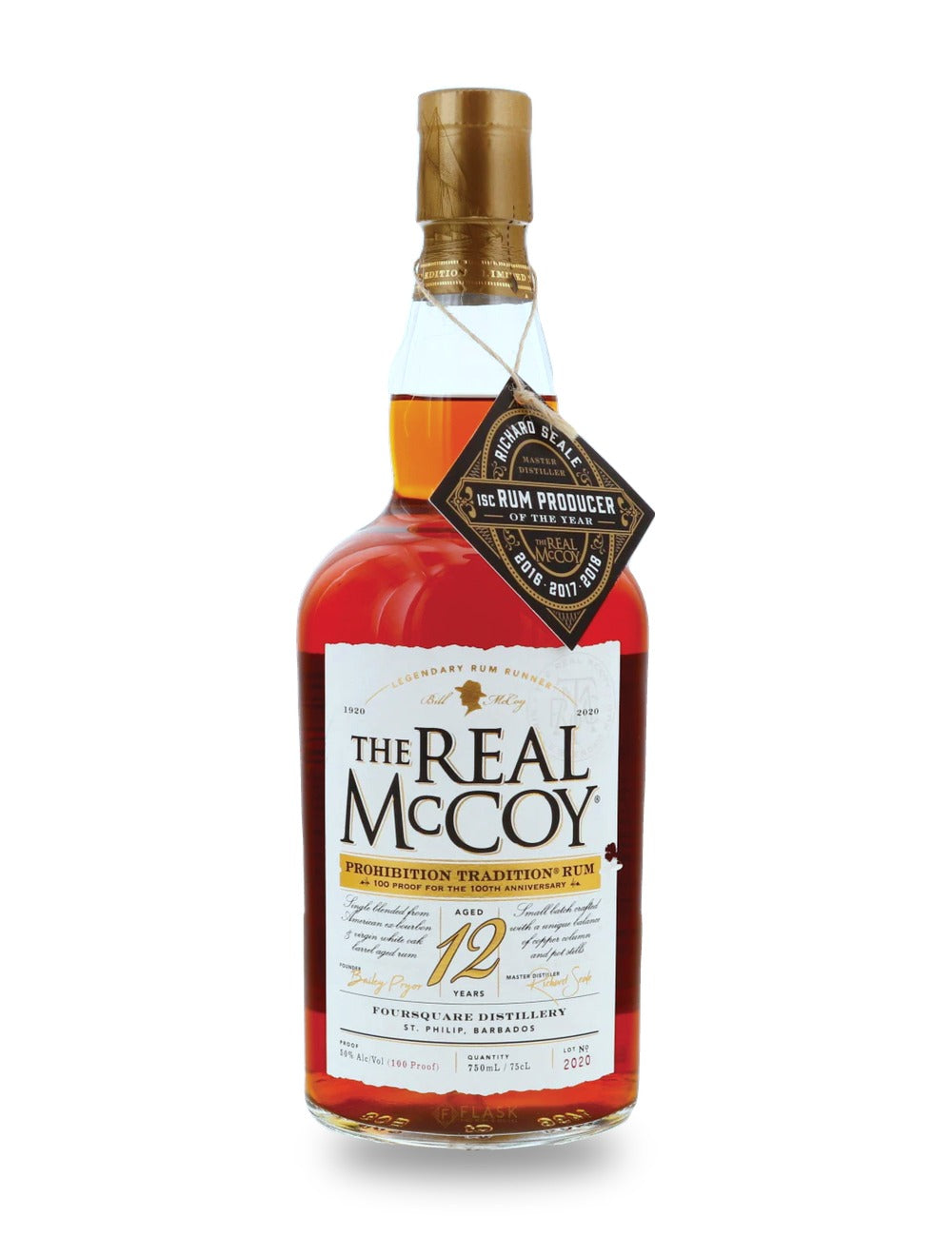 Real McCoy Rum 12 Year Prohibition Edition