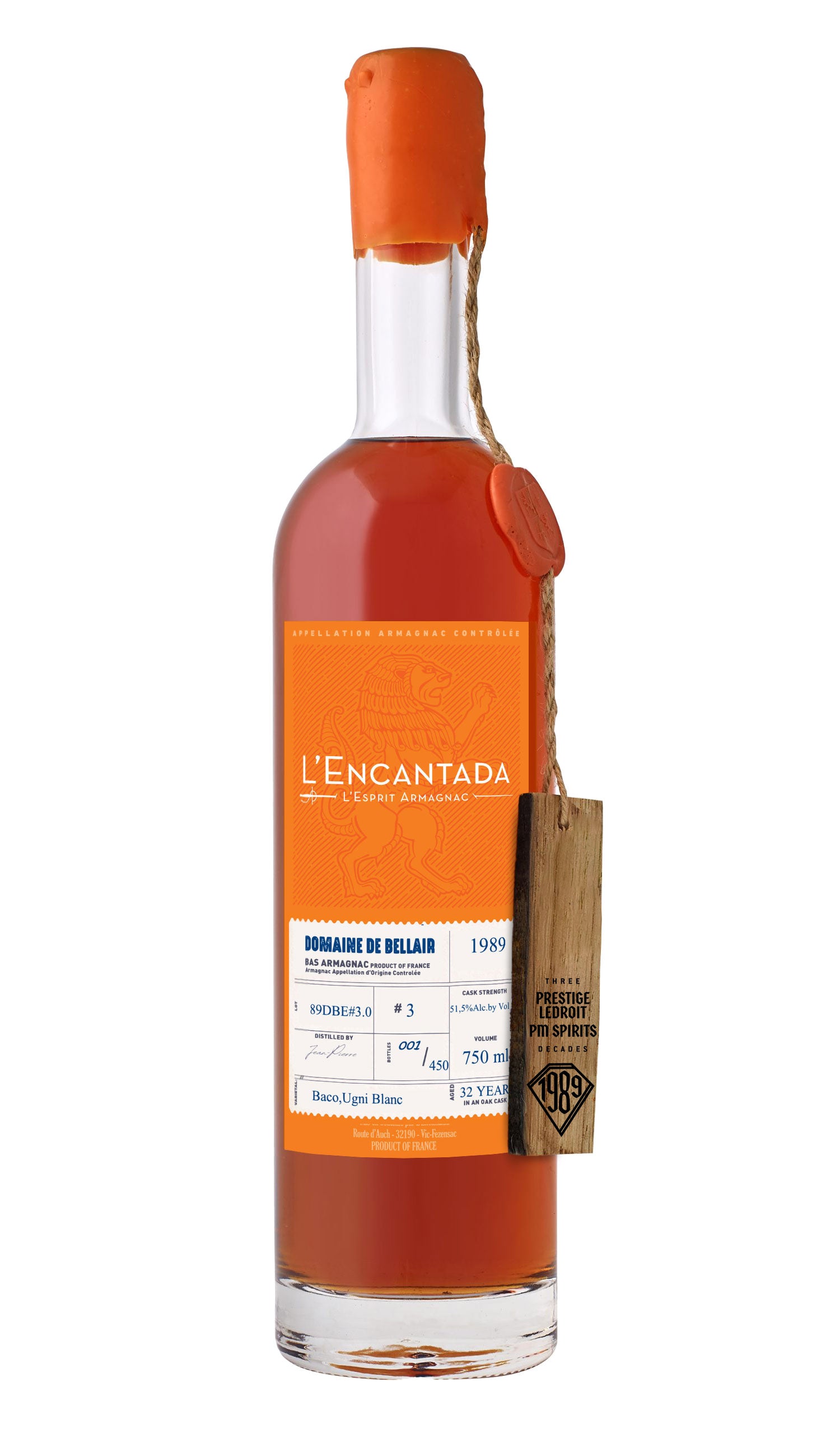 L'Encantada Armagnac Domaine De Bellair 1989