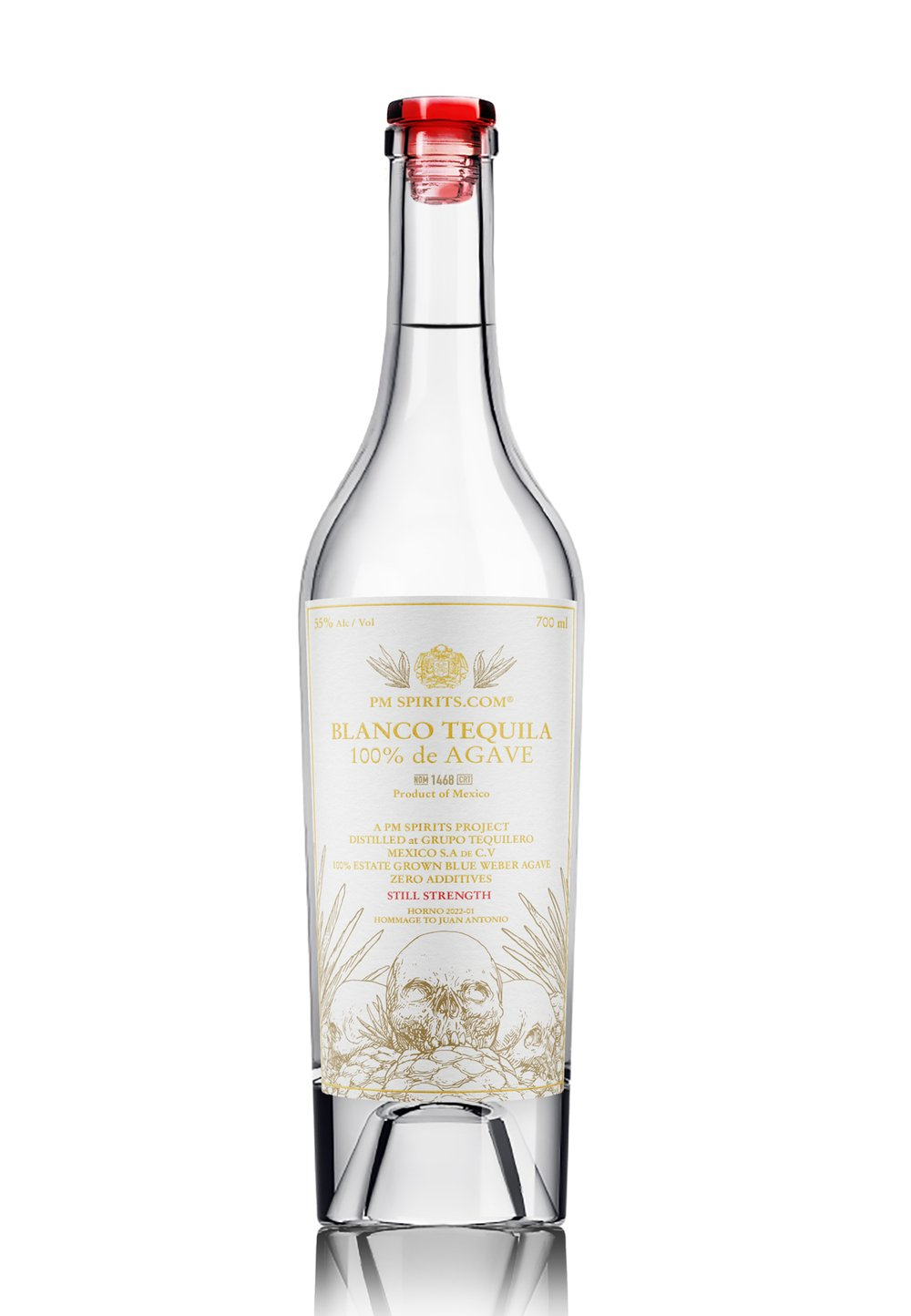 PM Spirits Tequila Blanco 55%
