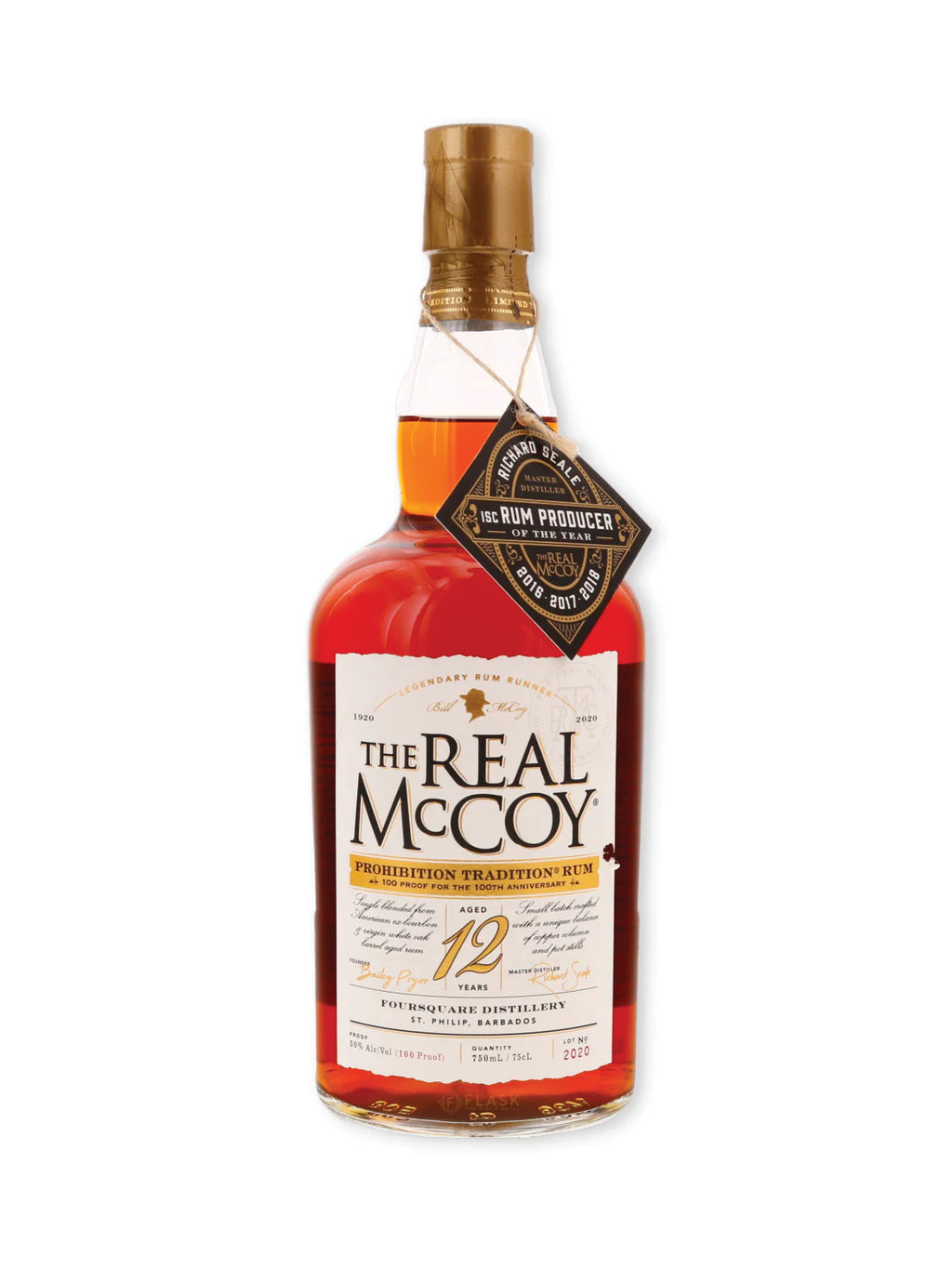Real McCoy Rum 12 Year Prohibition Edition